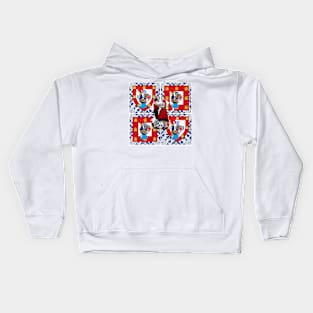 Portuguese Folk Art Kids Hoodie